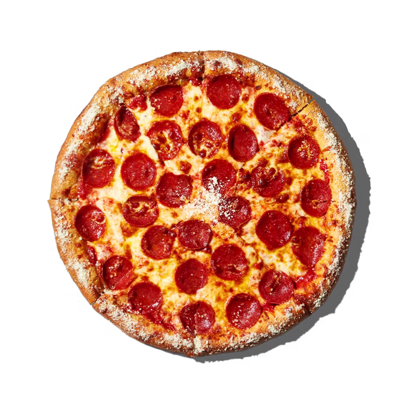 Mellow Mushroom classic Pepperoni pizza